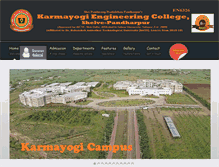 Tablet Screenshot of karmayogiengg.com